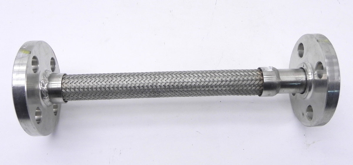 MFF SS Braided Tubing Assy  3/4" x 12" - Advance Operations