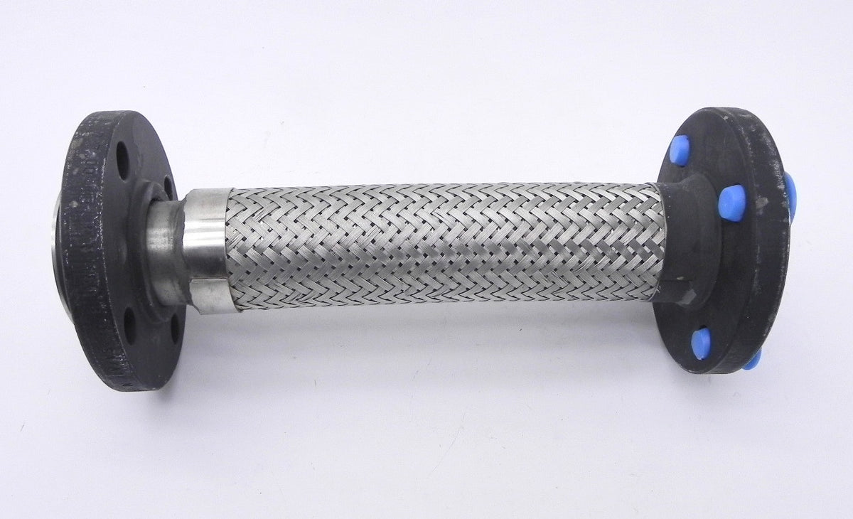 MFF SS Braided Tubing Assy Steel Flange 1-1/2" x 12" - Advance Operations