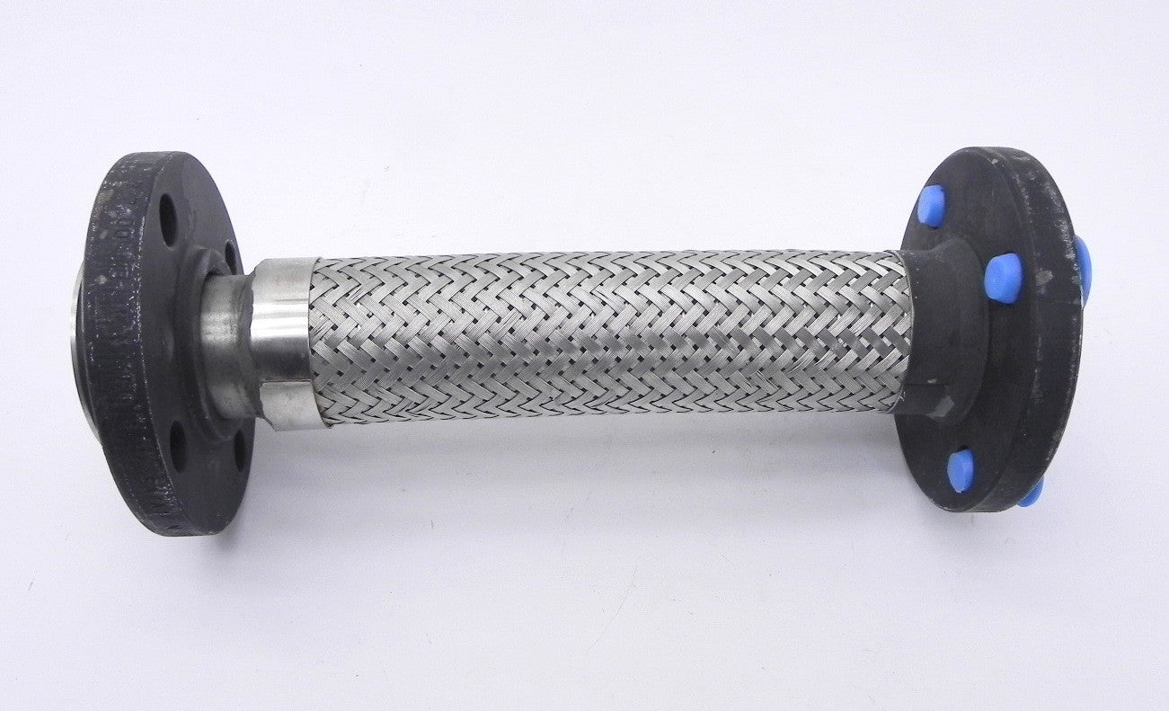 MFF SS Braided Tubing Assy Steel Flange 1-1/2" x 12" - Advance Operations
