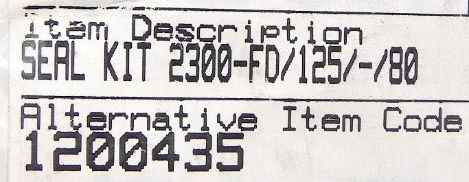 Valmet Metso Paper  Cylinder Seal Kit  2300-FD/125/-/80 - Advance Operations