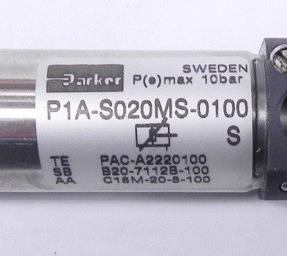 Parker Pneumatic Cylinder P1A-S020MS-0100 S - Advance Operations