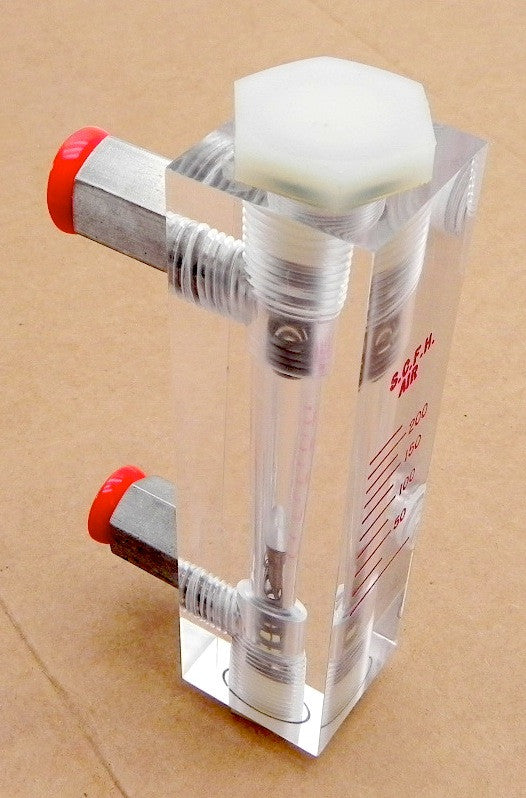 Dwyer Visi-Float Flowmeter  S.C.F.H Air  1/4" - Advance Operations