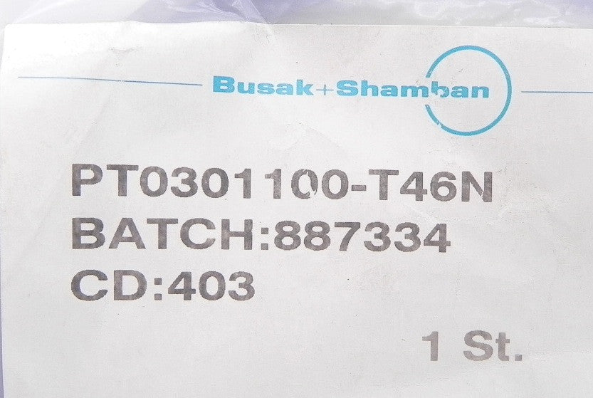 Busak+Shamban Ring PT301100-T46N (Lot of 5) - Advance Operations