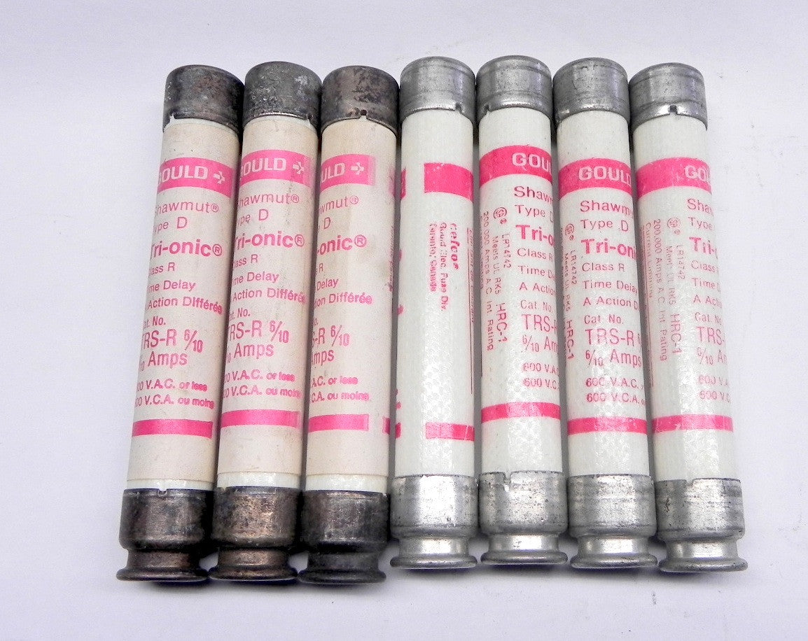 Gould Shawmut  Time Delay Action Fuse TRSR 6/10 6/10A (7) - Advance Operations