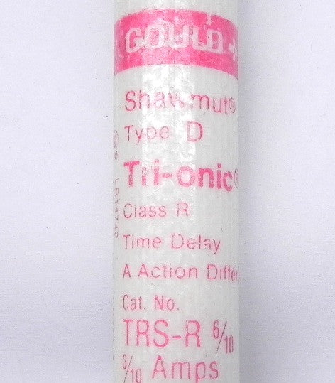 Gould Shawmut  Time Delay Action Fuse TRSR 6/10 6/10A (7) - Advance Operations