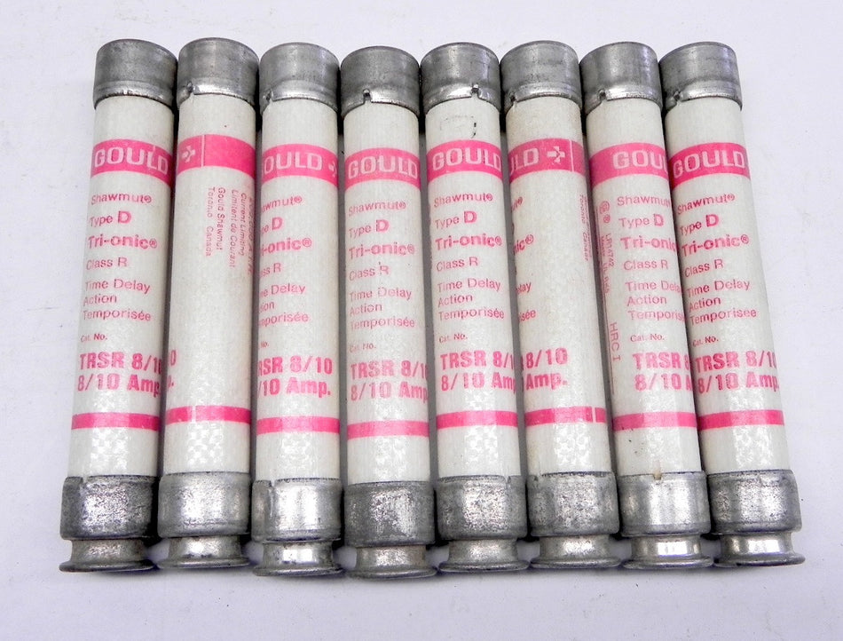 Gould Shawmut  Time Delay Action Fuse TRSR 8/10A (8) - Advance Operations