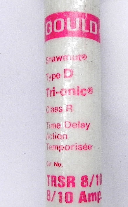 Gould Shawmut  Time Delay Action Fuse TRSR 8/10A (8) - Advance Operations