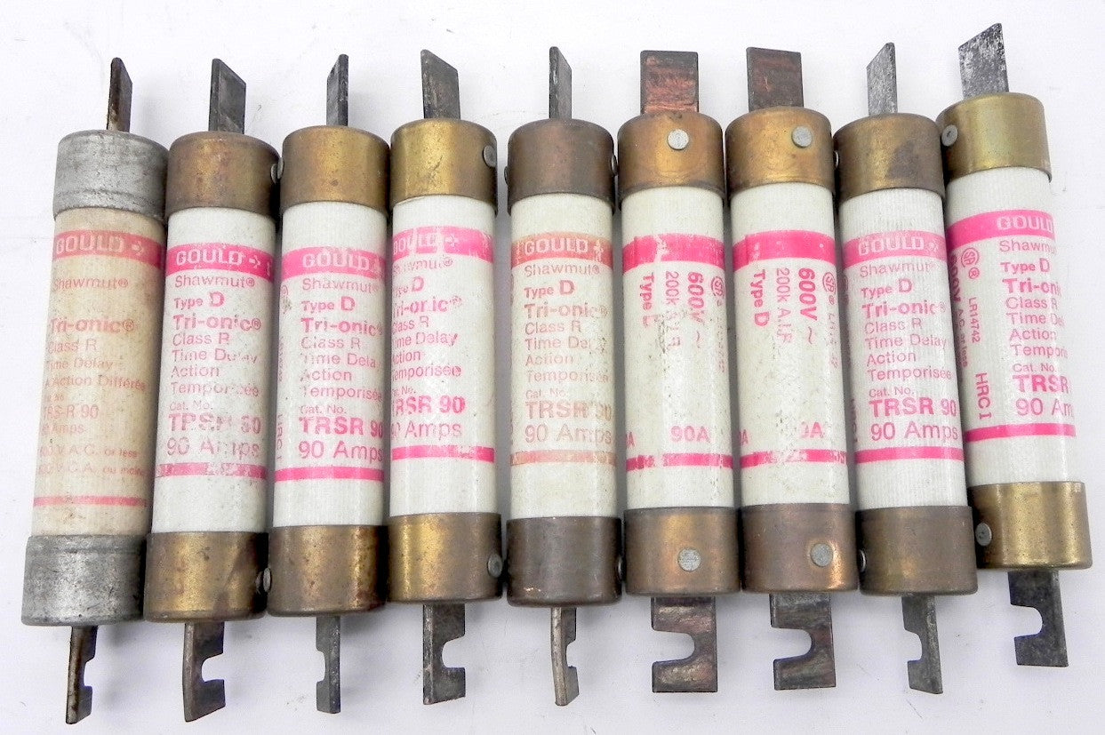 Gould Shawmut  Time Delay Fuse TRSR 90 90A 600VAC (9) - Advance Operations