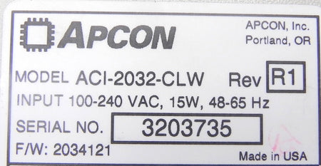 Apcon Lazer Link IV ACI-2032-CLW - Advance Operations