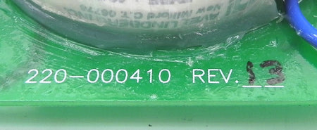 KAY-RAY Power Supply Board 220-000410 Rev 13 - Advance Operations