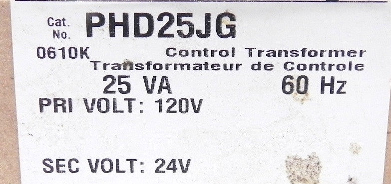 Hammond Control Transformer PHD25JG 25VA - Advance Operations