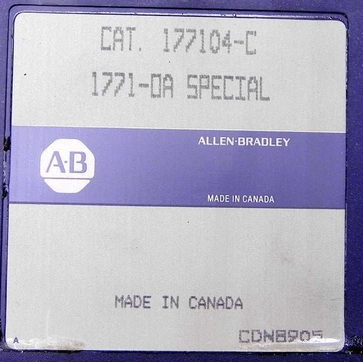Allen-Bradley 1771-OA Special AC Output 177104-C 120V - Advance Operations