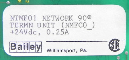 Bailey Termination Unit Module  NTMF01  (NMFC0) 1 Year Warranty - Advance Operations