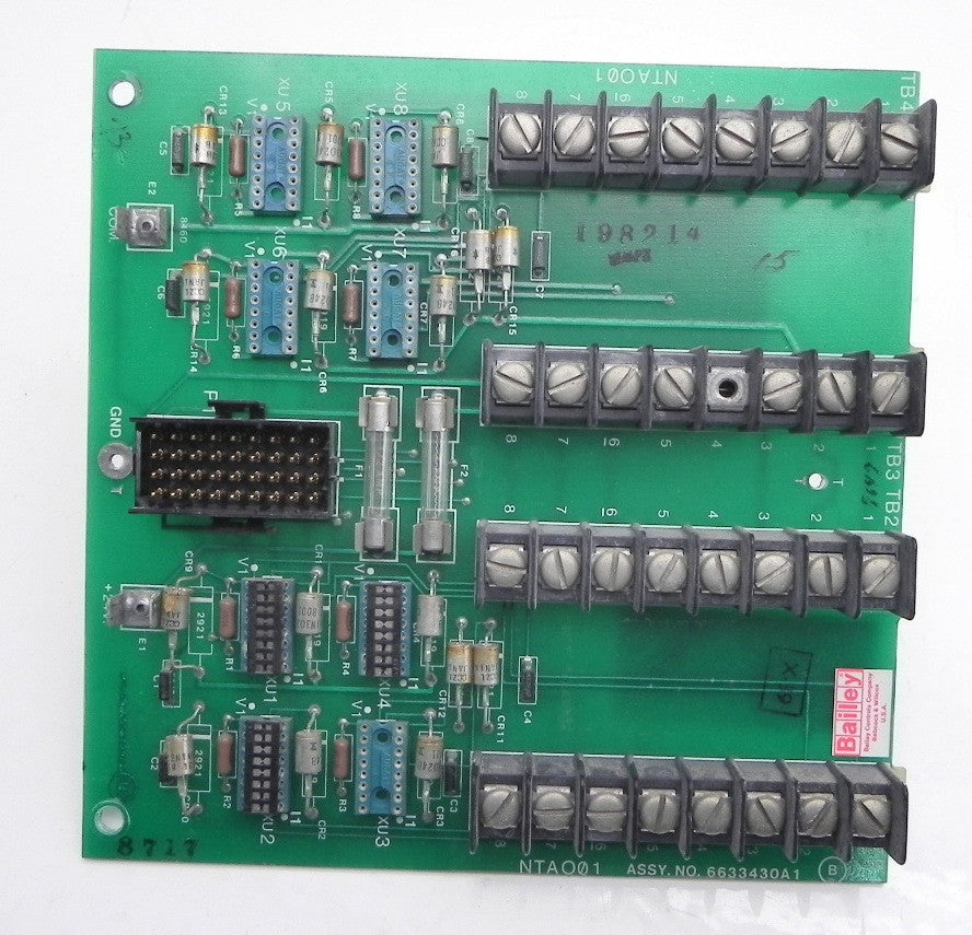 Bailey Analog Output Termination Unit NTAO01 1 Year Warranty - Advance Operations