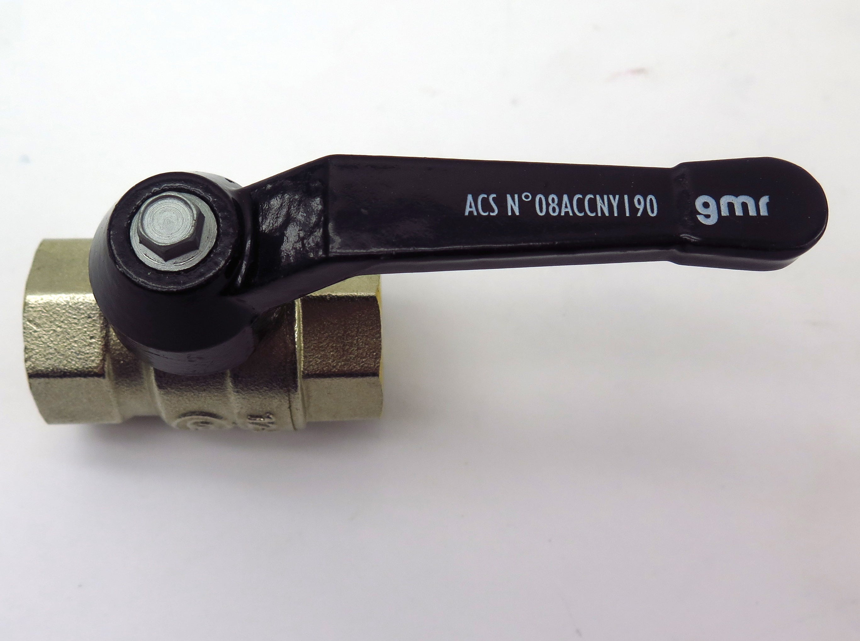 GMR Brass Threaded Ball Valve 3/4" NPT Female Nickel Plated DN20 Lot of 3 Valves - Advance Operations