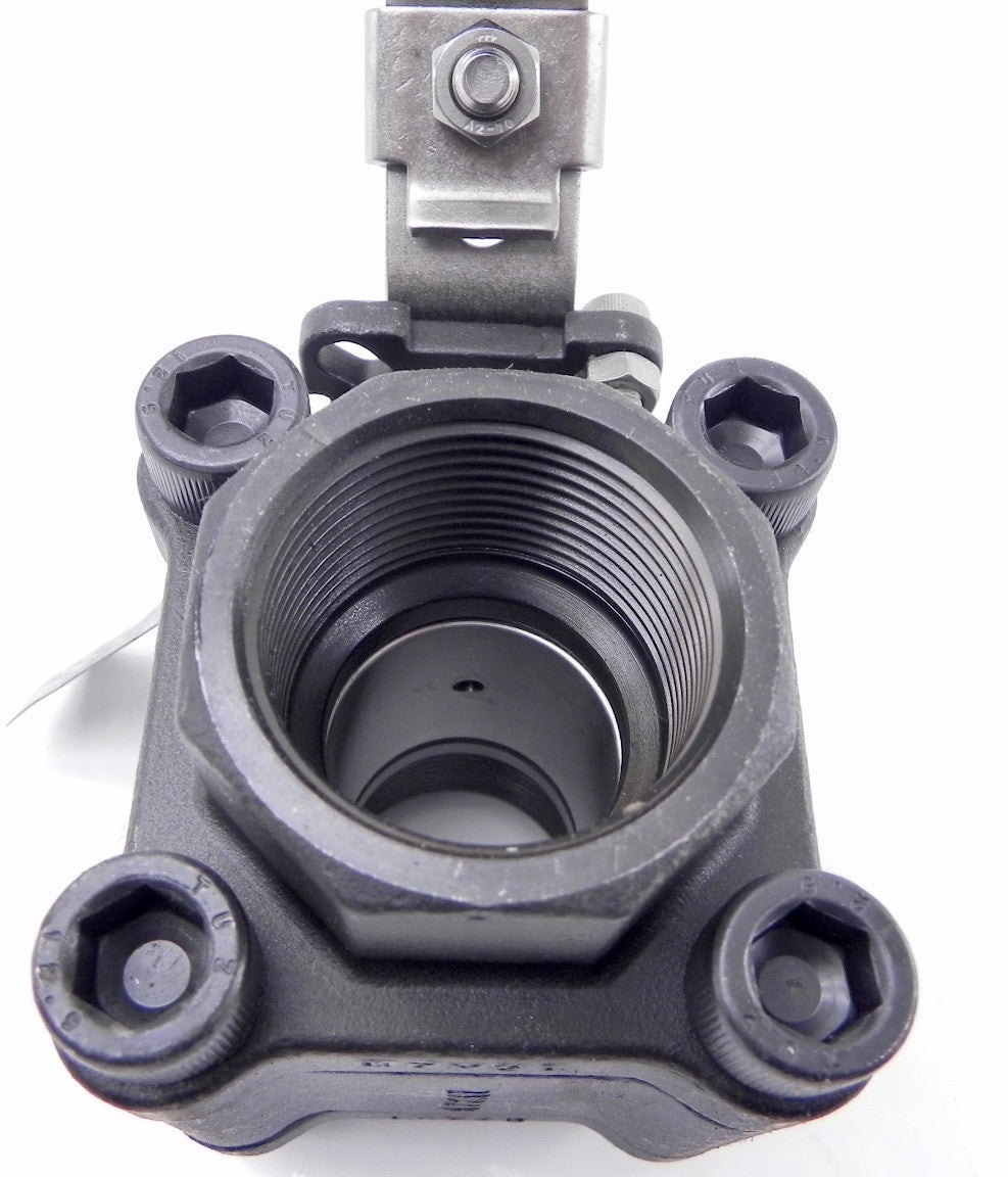 GMR Emico Steel Threaded Ball Valve  1-1/4" NPT  DN32 05XT119 PN100  Fig AF500TF - Advance Operations