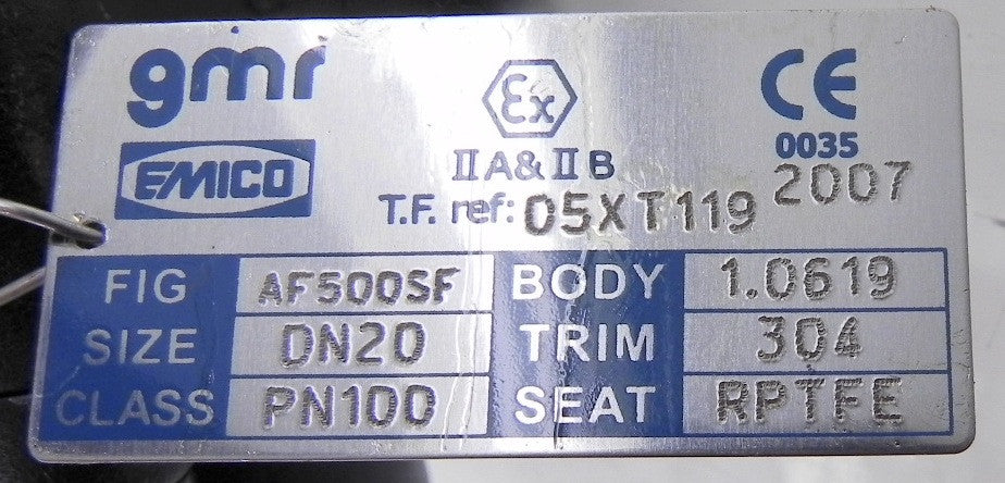 GMR Steel Butt Weld Ball Valve  3/4" DN20 05XT119 (2) - Advance Operations