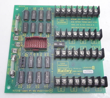 Bailey Digital Interface Termination Board NTDI01 1 Year Warranty - Advance Operations