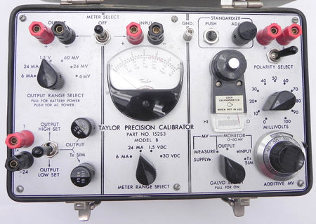Taylor Precision Calibrator 152S3 Model B - Advance Operations