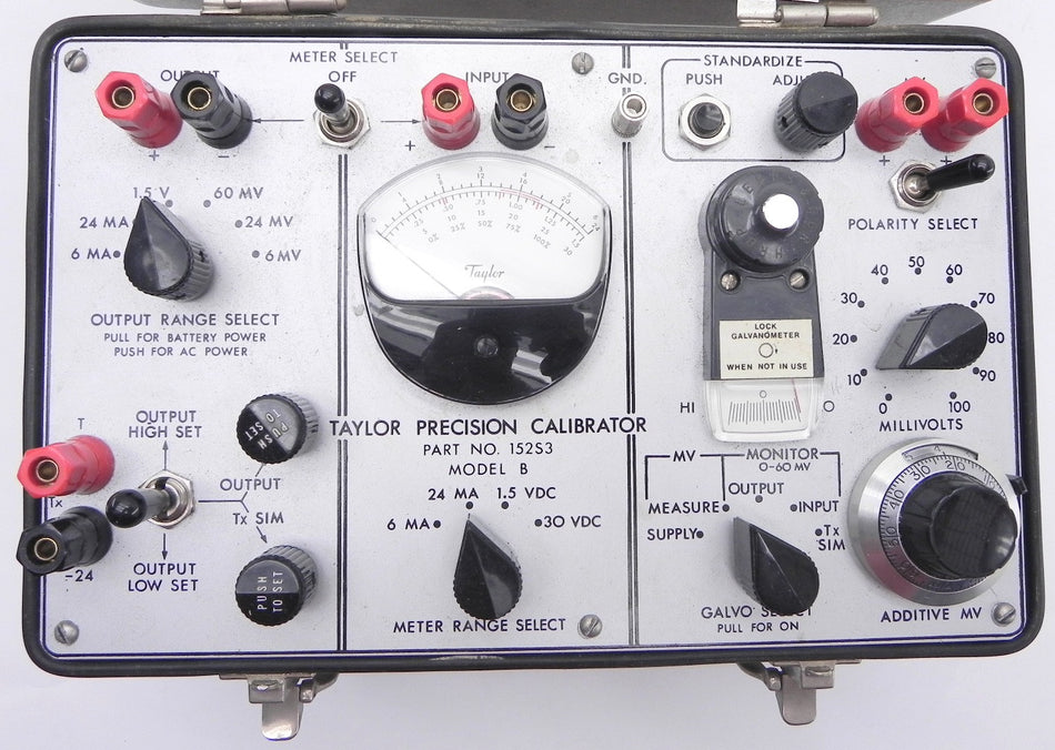 Taylor Precision Calibrator 152S3 Model B - Advance Operations