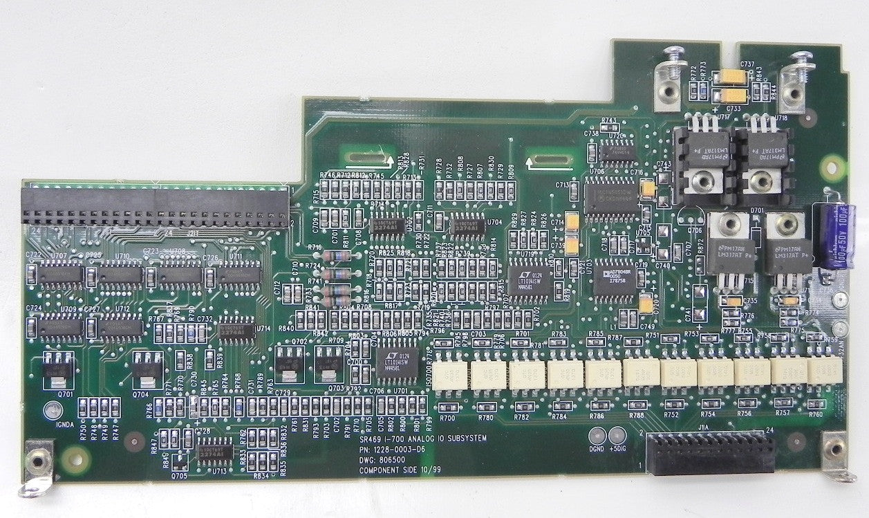 GE Multilin SR469 Analog IO Subsystem Board 1228-0003-D6 - Advance Operations