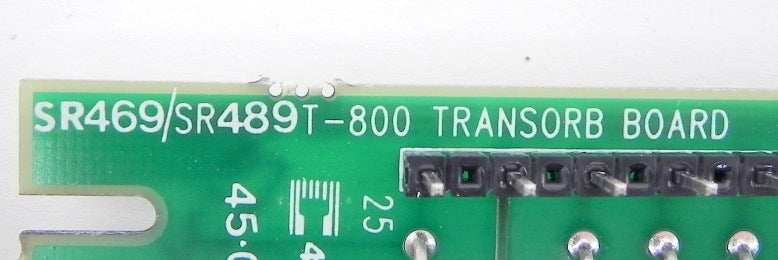 GE Multilin SR469 / SR489 T-800 Transorb Board 1228-0001-D3 - Advance Operations