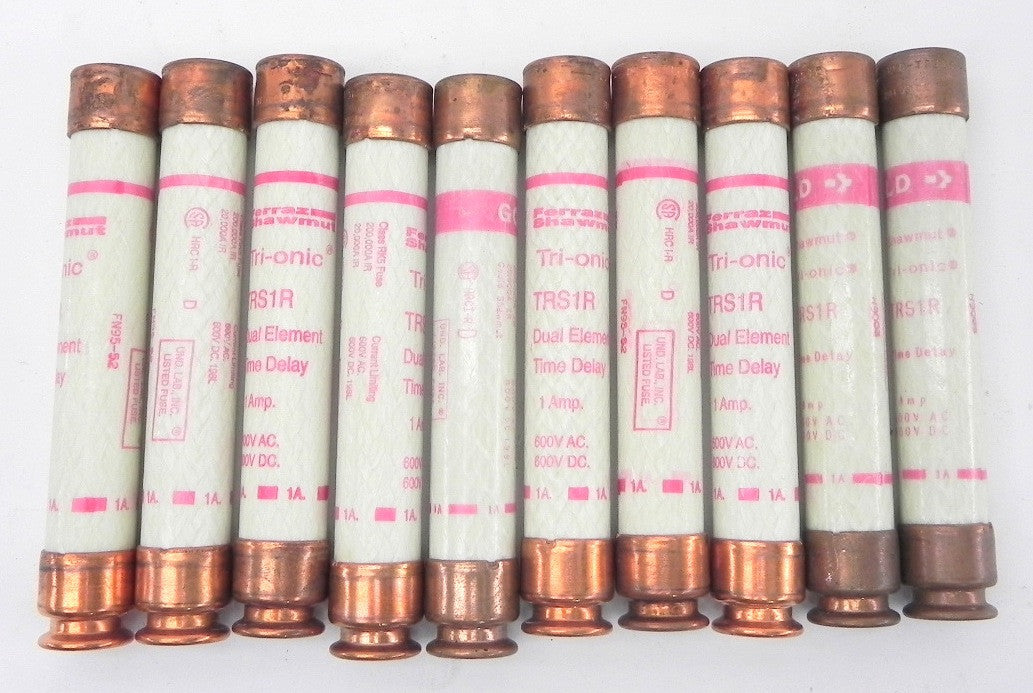 Gould Shawmut  Tri-onic Time Delay Fuse  TRS1R ( 10 ) - Advance Operations