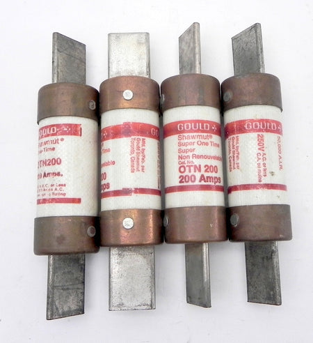 Gould Shawmut  Super One Time Fuse OTN 200 (4) - Advance Operations