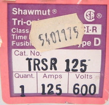 Load image into Gallery viewer, Gould Shawmut  Tri-onic Time Delay Fuse  TRSR 125 - Advance Operations
