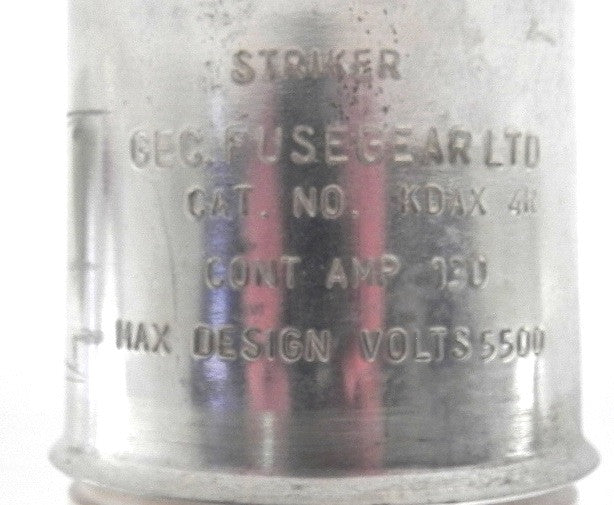Gec Alsthom High Voltage Fuse  KDAX 4R 130A - Advance Operations