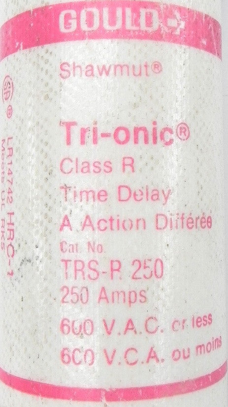Gould Shawmut  Tri-onic Time Delay Fuse TRSR 250 250A - Advance Operations