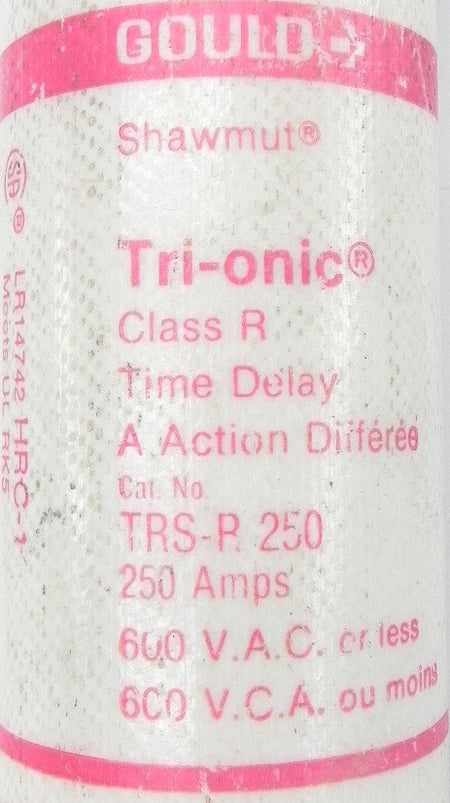 Gould Shawmut  Tri-onic Time Delay Fuse TRSR 250 250A - Advance Operations