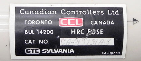 CCL GTE High Voltage Fuse  AFDHHI 2.5KV 150A - Advance Operations