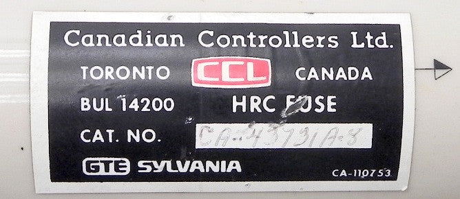 CCL GTE High Voltage Fuse  AFDHHI 2.5KV 150A - Advance Operations