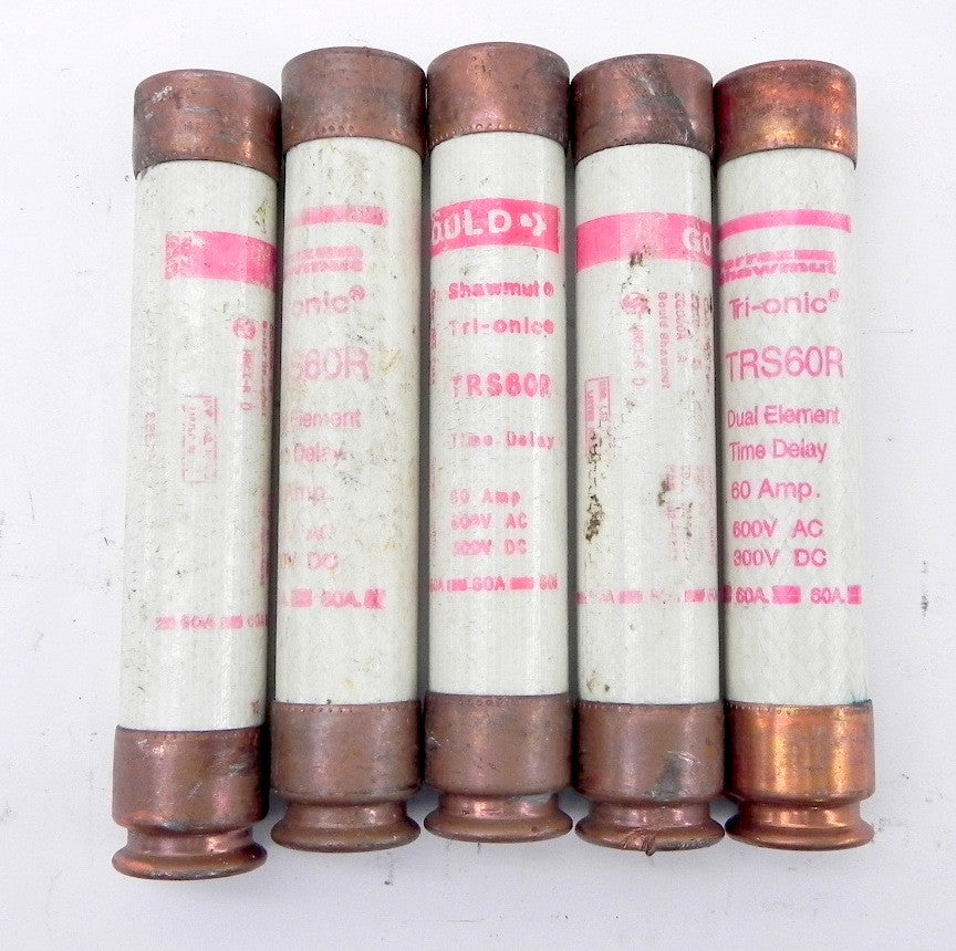 Gould Shawmut  Tri-onic Time Delay Fuse  TRSR 60 60A (5) - Advance Operations