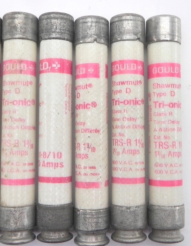 Gould Shawmut  Tri-onic Time Delay Fuse  TRSR 1-8/10 (5) - Advance Operations
