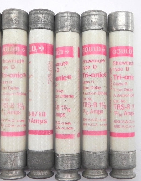 Gould Shawmut  Tri-onic Time Delay Fuse  TRSR 1-8/10 (5) - Advance Operations