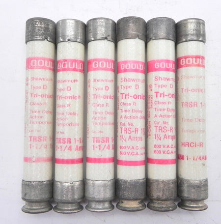 Gould Shawmut  Tri-onic Time Delay Fuse  TRSR 1-1/4 (6) - Advance Operations