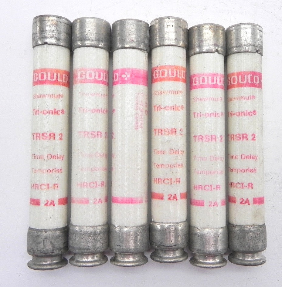 Gould Shawmut  Tri-onic Time Delay Fuse  TRSR 2 (6) - Advance Operations