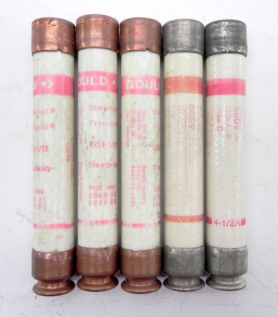 Gould Shawmut  Tri-onic Time Delay Fuse  TRSR 4-1/2 (5) - Advance Operations