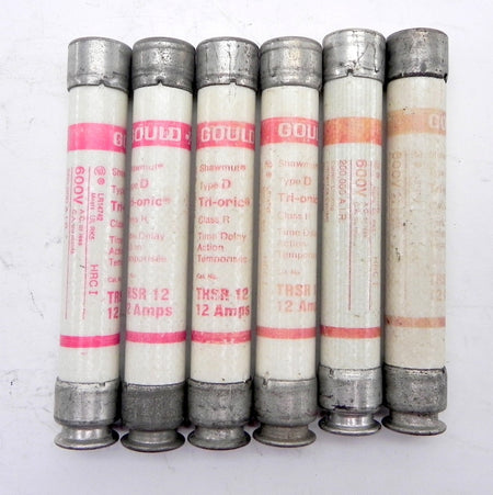 Gould Shawmut  Tri-onic Time Delay Fuse  TRSR 12 (6) - Advance Operations