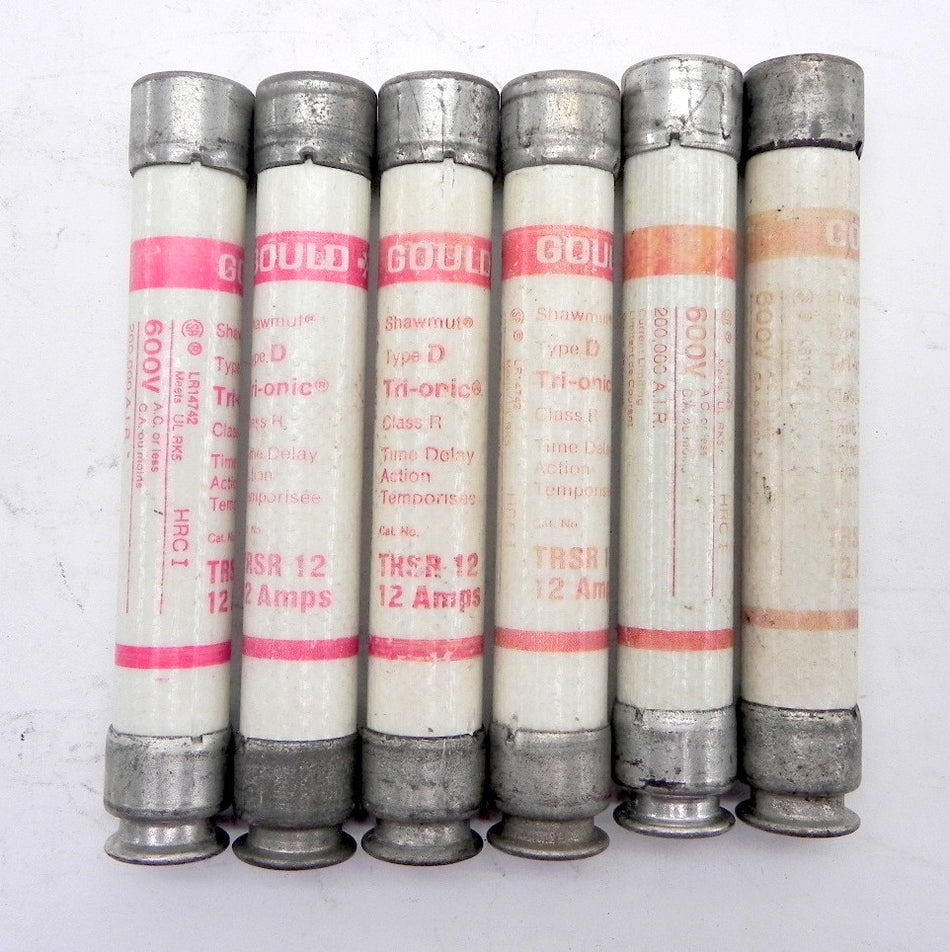 Gould Shawmut  Tri-onic Time Delay Fuse  TRSR 12 (6) - Advance Operations