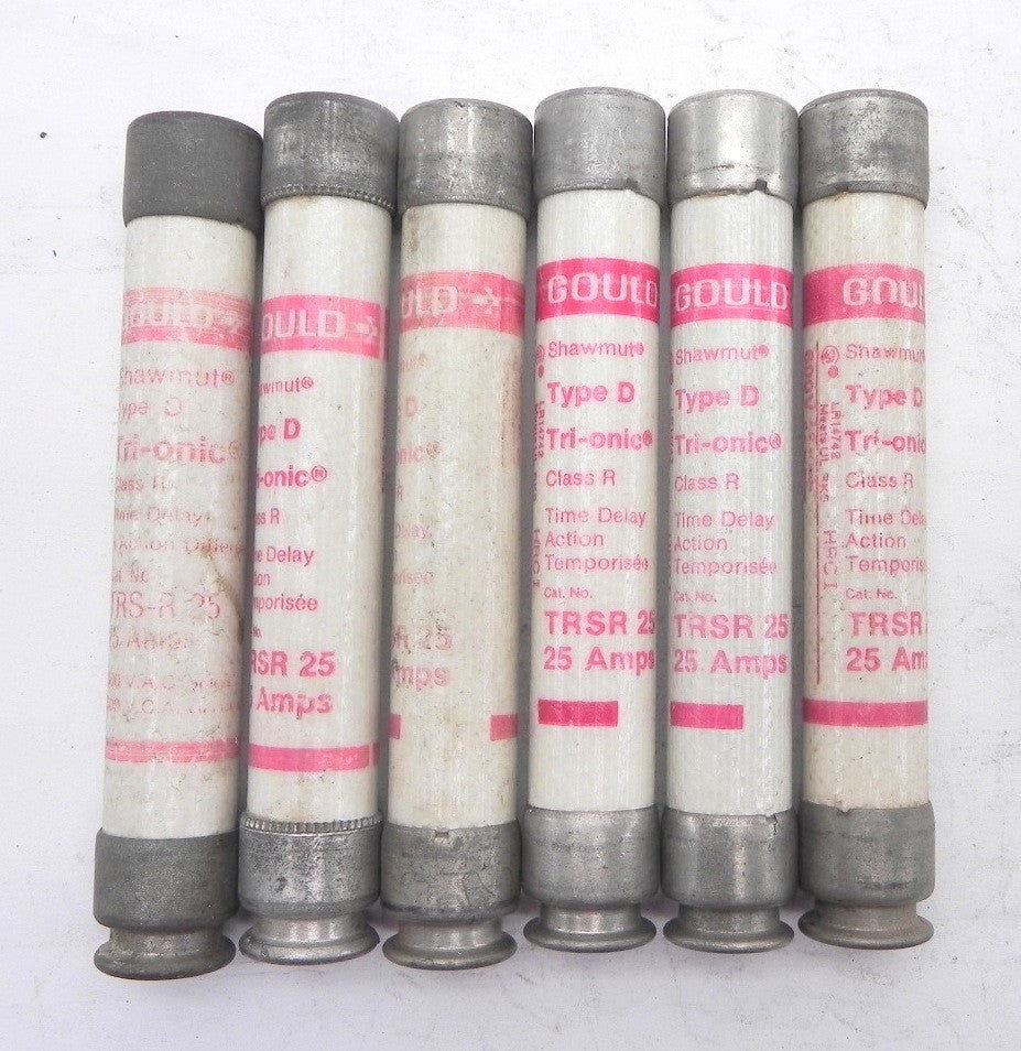 Gould Shawmut  Tri-onic Time Delay Fuse  TRSR 25 (6) - Advance Operations