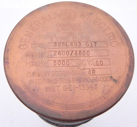 General Electric Current Limiting Fuse 328L493 G17 - Advance Operations
