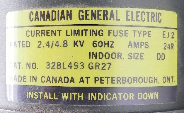 General Electric  Current Limiting Fuse  328L493 GR27 - Advance Operations