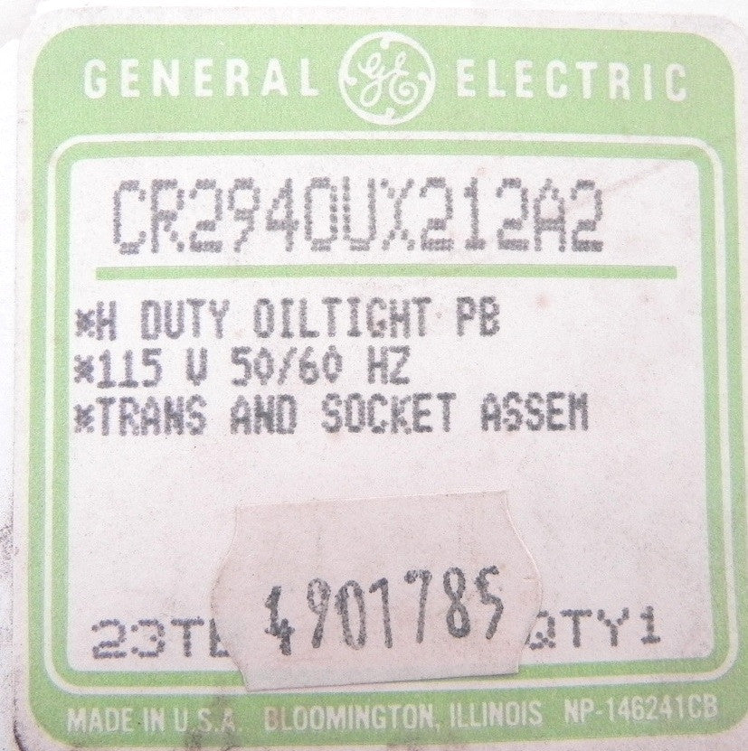 GE Oiltight Pushbutton CR2940UX212A2 (2) - Advance Operations