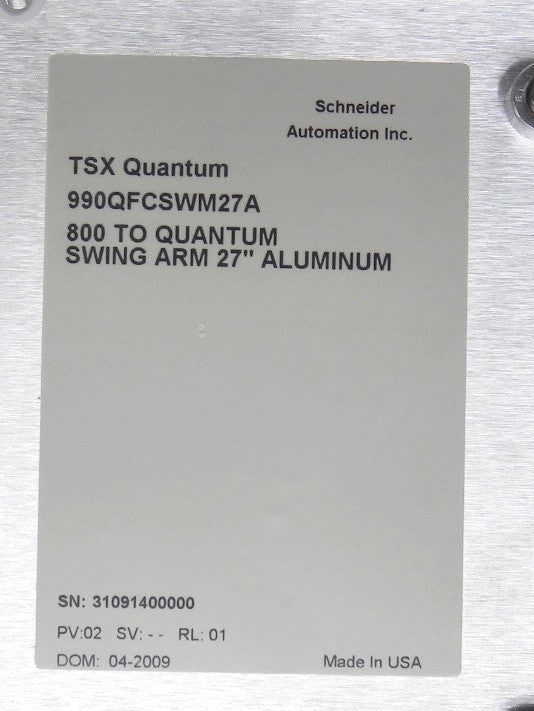Schneider Quick Fit Connector Swing-arm 990QFCSWM27A - Advance Operations
