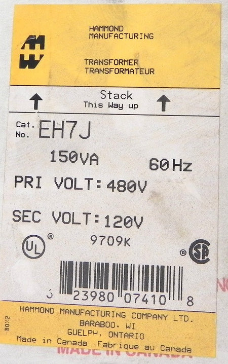 Hammond Transformer EH7J - Advance Operations
