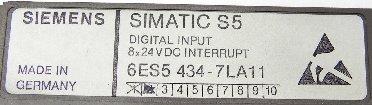 Siemens Digital Input 6ES5 434-7LA11 - Advance Operations