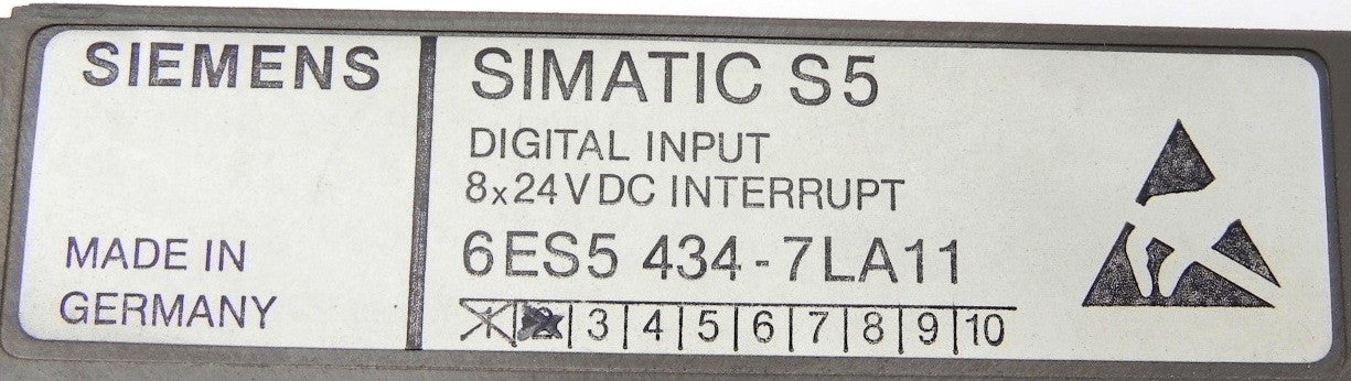 Siemens Digital Input 6ES5 434-7LA11 - Advance Operations
